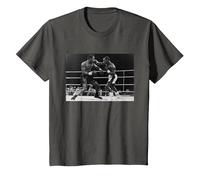Chris Eubank Nigel Benn Middleweight Title Boxing Fight T-Shirt, Youth, Asphalt Grey, 3T
