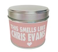 Chris Evans Candle - Smells Like Chris Evans | Funny Celebrity Scented Tin Candle