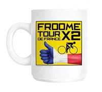 Chris Froome Tour De France X2 Novelty Fun Mug