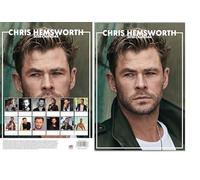 Chris Hemsworth 2026 Calendar - A3 Size 30 x 42 cm, 12 Months of Great Photography