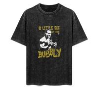 Chris Jericho A Little Bit of The Bubbly Men's T-Shirt Unisex Black Cotton Hip Hop Print Tee Shirts XL