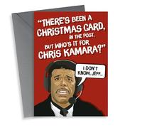 Chris Kamara Christmas card
