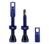 Chris King Peaty´s Tubeless Valves Blue 60 mm