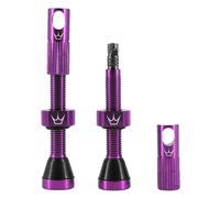 Peaty's x Chris King Tubeless MK2 Valves - Violet (60 mm) Size: 6