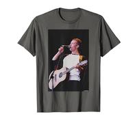 Chris Martin Coldplay Glastonbury 2000 by Andy Willsher T-Shirt, Men, Asphalt Grey, X-Large