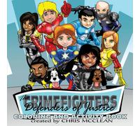 Chris McClean The CrimeFighters: Coloring & Activity Book Paperback Chris McClean Multicolor