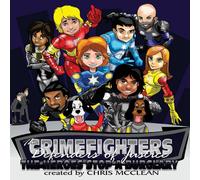 Chris McClean The CrimeFighters: The Heroes Stop a Burglary Paperback Book Chris McClean Multicolor