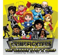 Chris McClean The CrimeFighters: The Heroes Stop a Thief Book - Paperback Chris McClean Multicolor