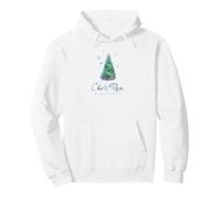 Chris Rea Driving Home For Christmas, Christmas Tree White Pullover Hoodie