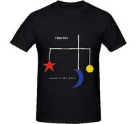 Chris Rea Wired to The Moon Rock Graphic Printed T-Shirt for Fashion Tee Mens(3X-Large)