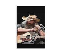 Chris Stapleton Character PosterFamous Film And Television Figures Pop Music Figures Poster Decoration Canvas Art Decoration Print Signature Photo Living Room Home Decoration12x18inch(30x45cm) Unframe