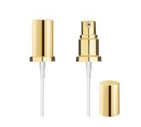 Chris.W 2 Pack Foundation Pump Dispenser Fit for Estee Lauder Double Wear Foundation, Maybelline Fit Me Liquid, Gold Lid