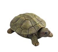 Chris.W Sea Turtle Trinket Jewelry Box, Hand-painted Enameled Jewelry Box, Animal Figurine Collectibles Ring Holder Case, Tortoise Necklace Earring Storage Box Women Gift Bookshelf Home Decor