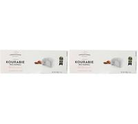 Chrisanthidis Traditional Greek Kourabie 200 g - Almond Shortbread Butter Cookies with Icing Sugar - Authentic Mediterranean Pastries, Gourmet Treats & Gift Box (Pack of 2)