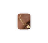 Chriscoco 925 Sterling Silver Bracelet for Women 14K Gold Plated Layered Bracelets Rose Gold Link Chain Bracelets Adjustable Stackable Ladies Silver Bracelet Jewellery for Women Girls-GOLD
