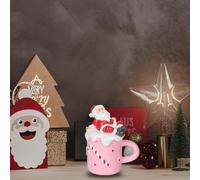 Chrismas Decorations Christmas Mug Decorations Cute Cartoon Holiday Mugs Christmas Coffee Cup Santa Snowman Merry Table Xmas Decoration