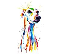 Chrissny DIY Oil Painting Kit for Adults: Whippet Dog, 16x20 inch (40x50 cm), Non-Toxic Acrylic Paints, Easy-to-Follow Instructions