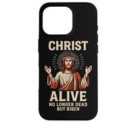 Christ Alive No Longer Dead But Risen Jesus Ressurection Art Case for iPhone 16 Pro