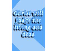 Christ as Judge Christian Journal