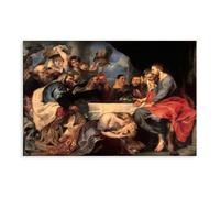 Christ at Simon The Pharisee Peter Paul Rubens Canvas Art Poster And Wall Art Picture Print Modern Family Bedroom Decor 24x36inch(60x90cm)