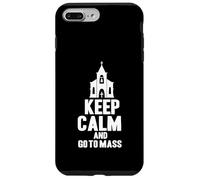 Christ Catholicism Church Christianity Keep Calm Go To Mass Case for iPhone 7 Plus/8 Plus