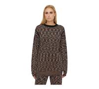 Christ Christer With Flowing Processing - female - M Missoni - Round-neck Knitwear - Brown - S - Knitwear S