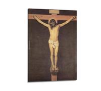 Christ Crucified by Diego Velázquez Depicting The Crucifixion of Jesus Poster Decorative Painting Canvas Wall Posters And Art Picture Print Modern Family Bedroom Decor Posters 24x36inch(60x90cm)