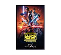 Christ-EZ Anime Cartoons Star Wars The Clone Wars Wall Art Print Poster Home Decor Premium - Matte poster Frameless Gift 11 x 17 inch(28cm x 43cm)