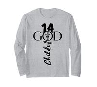 Christ GOD 14 Years Jesus 14th Birthday Long Sleeve T-Shirt