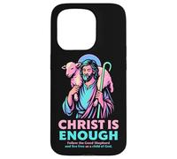 Christ Is Enough Christian Good Shepherd Jesus Modern Pastel Case for iPhone 15 Pro