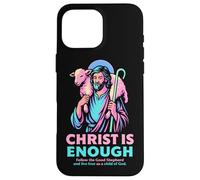Christ Is Enough Christian Good Shepherd Jesus Modern Pastel Case for iPhone 16 Pro Max