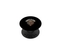 Christ Is King Christian Crown Cross PopSockets Adhesive PopGrip