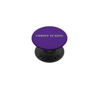 Christ Is King Christian Faith Apparel PopSockets Adhesive PopGrip