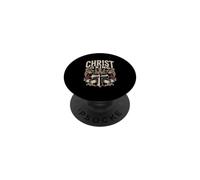 Christ Is King Christian Faith Identity PopSockets Adhesive PopGrip