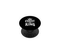 Christ Is King Crown Christian Faith Bold Statement PopSockets Adhesive PopGrip