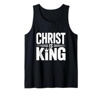 Christ is King Faithful Believer Christian Tank Top