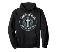 Christ Is King He Shall Reign Revelation 11:15 Christian Pullover Hoodie