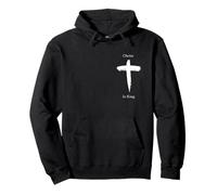 Christ is King | Jesus Christ | Christian | USA | Cross Pullover Hoodie