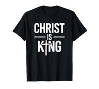Christ is King Subtle Christian Minimal Religious Faith T-Shirt