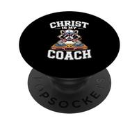 Christ Is My Coach DJ Faithful Vibes PopSockets Adhesive PopGrip