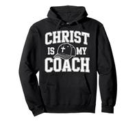 Christ Is My Coach Faithful Baseball Spirit Pullover Hoodie