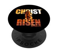 Christ is Risen - Matthew 28:6 Jesus Epic Resurrection Faith PopSockets Adhesive PopGrip