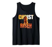 Christ is Risen - Matthew 28:6 Jesus Epic Resurrection Faith Tank Top