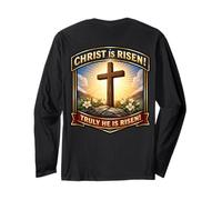 Christ is Risen Truly He is Risen Christian Easter Orthodox Long Sleeve T-Shirt
