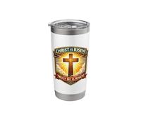 Christ is Risen Truly He is Risen Christian Easter Orthodox Stainless Steel Insulated Tumbler