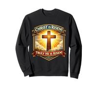 Christ Is Risen Truly He Is Risen Christian Easter Orthodox Sweatshirt