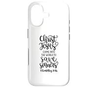 Christ Jesus Came To Save Sinners Christian Bible Case for iPhone 17