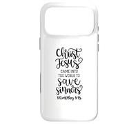 Christ Jesus Came To Save Sinners Christian Bible Case for iPhone 17 Pro Max