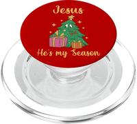 Christ Jesus Is The Reason For The Season Holiday Christmas PopSockets PopGrip for MagSafe