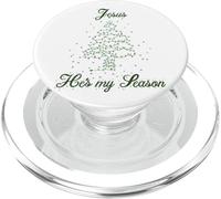 Christ Jesus Is The Reason For The Season Holiday Christmas PopSockets PopGrip for MagSafe
